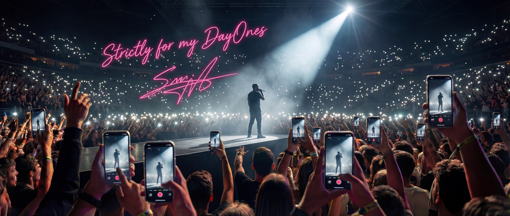 Concert crowd during a DayOnes show